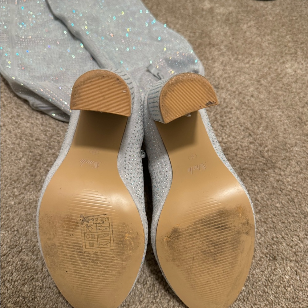 Silver Sparkle Boot - Picture 2 of 2